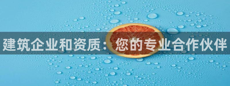 乐发彩票vll平台：建筑企业和资质：您的专业合作伙伴